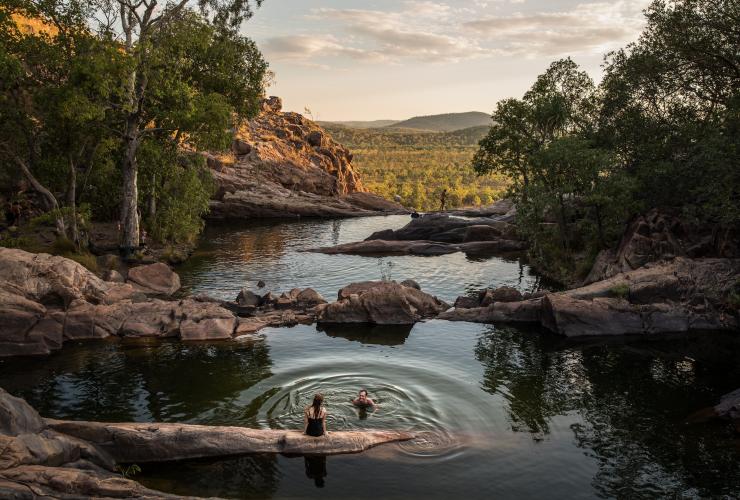 北领地，卡卡杜旅游局，加伦瀑布 © 澳大利亚旅游局版权所有