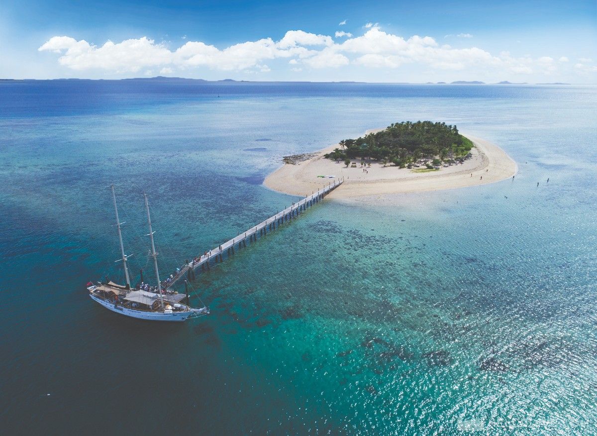 斐济共和国-斐济心形岛帆船潜水一日游(Tivua Day Cruise & Diving)潜水